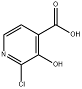 2-クロロ-3-ヒドロキシイソニコチン酸 化学構造式