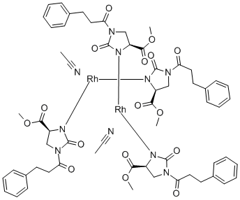 多伊尔二铑催化剂 - RH2(4S-MPPIM)4, 185437-81-4, 结构式