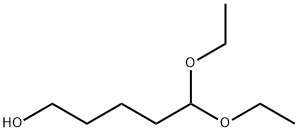 5,5-ジエトキシペンタン-1-オール 化学構造式