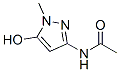 Acetamide,  N-(5-hydroxy-1-methyl-1H-pyrazol-3-yl)- Struktur