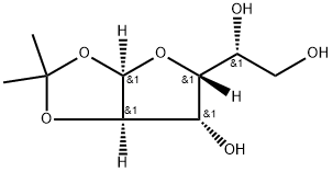 1,2-O-Isopropylidene-D-glucofuranose Struktur