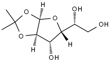 单丙酮葡萄糖, 18549-40-1, 结构式