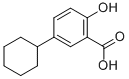 5-cyclohexylsalicylic acid Structure