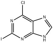 2-Iodo-6-chloropurine Struktur