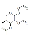 L-Arabinopyranoside, methyl 1-thio-, triacetate Structure