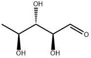 5-デオキシ-L-リボース 化学構造式