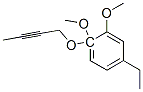 Benzene, 4-1-(2-butynyloxy)ethyl-1,2-dimethoxy- Structure