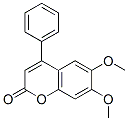 6,7-甲氧基-4-苯基香豆素, 1857-05-2, 结构式