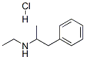ethylamphetamine hydrochloride Structure