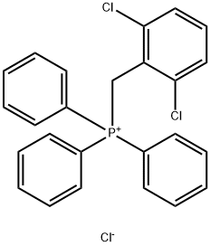 (2,6-二氯苄基)三苯基氯化膦, 18583-54-5, 结构式