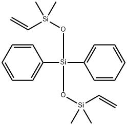 1,5-DIVINYL-3,3-DIPHENYL-1,1,5,5-TETRA-METHYLTRISILOXANE Structure