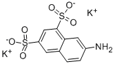7-AMINONAPHTHALENE-1,3-DISULFONIC ACID, POTASSIUM SALT Struktur