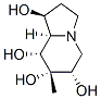 1,6,7,8-Indolizinetetrol, octahydro-7-methyl-, (1S,6S,7S,8R,8aR)- Struktur