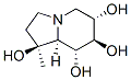 1,6,7,8-Indolizinetetrol, octahydro-1-methyl-, 1S-(1.alpha.,6.beta.,7.alpha.,8.beta.,8a.beta.)- Structure