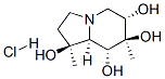 1,6,7,8-Indolizinetetrol, octahydro-1,7-dimethyl-, hydrochloride, 1S-(1.alpha.,6.beta.,7.alpha.,8.beta.,8a.beta.)- Struktur