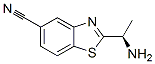 5-Benzothiazolecarbonitrile,2-(1-aminoethyl)-,(R)-(9CI) Struktur