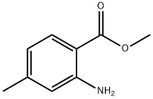 2-氨基-4-甲基苯甲酸甲酯, 18595-17-0, 结构式