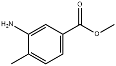3-アミノ-p-トルイル酸 メチル 化学構造式