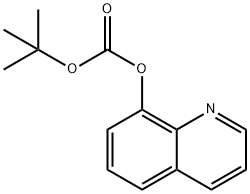 炭酸(1,1-ジメチルエチル)(8-キノリル) 化学構造式