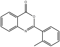 2-(2-甲基苯基)-4H-3,1-苯并噁嗪-4-酮,18595-87-4,结构式
