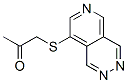 1-[(Pyrido[3,4-d]pyridazin-8-yl)thio]-2-propanone Structure