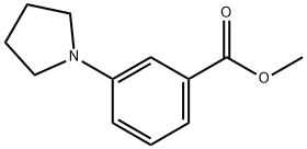 3-PYRROLIDIN-1-YL-BENZOIC ACID METHYL ESTER Struktur