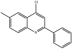 4-氯-6-甲基-8-苯基喹啉 结构式