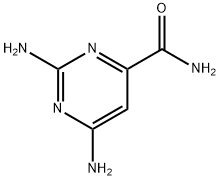 2,6-DIAMINOPYRIMIDINE-4-CARBOXAMIDE, 18620-82-1, 结构式