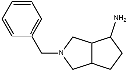 2-BENZYL-OCTAHYDRO-CYCLOPENTA[C]PYRROL-4-YLAMINE Structure
