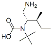 Carbamic acid, [(1S,2S)-1-(aminomethyl)-2-methylbutyl]-, 1,1-dimethylethyl Structure