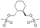 (R,R)-1,2-bis(methanesulfonyloxymethyl)cyclohexane Struktur