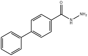 4-フェニル安息香酸ヒドラジド 化学構造式