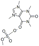 2,3,6,9-tetrahydro-1,3,7,9-tetramethyl-2,6-dioxo-1H-purinium methyl sulphate 结构式