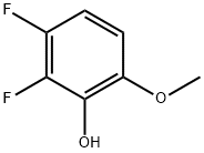 2,3-ジフルオロ-6-メトキシフェノール 化学構造式