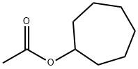 Acetic acid cycloheptyl ester Struktur