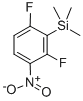 1,3-DIFLUORO-4-NITRO-2-(TRIMETHYLSILYL)BENZENE 化学構造式