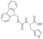 FMOC-L-3-チエニルアラニン 化学構造式