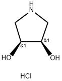 CIS-ピロリジン-3,4-ジオール塩酸塩 化学構造式