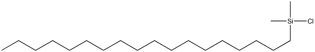 Chlorodimethyloctadecylsilane Struktur