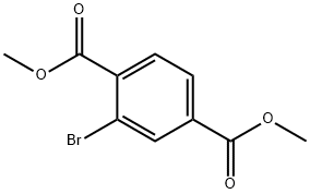 2-ブロモ-テレフタル酸ジメチル 化学構造式