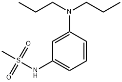 3-(N,N-二丙基)氨基-N-甲砜基苯胺, 186453-43-0, 结构式