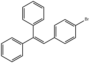 2-(4-溴苯基)-1,1-二苯基乙烯, 18648-66-3, 结构式