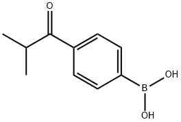 4-Isobutyrylphenylboronic acid Structure