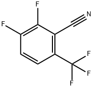 2,3-DIFLUORO-6-(TRIFLUOROMETHYL)BENZONITRILE Struktur