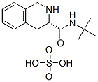 (S)-N-TERT-BUTYL-1,2,3,4-TETRAHYDROISOQUINOLINE-3-CARBOXAMIDE SULFATE Structure