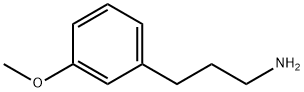 3-(3-メトキシフェニル)-1-プロパンアミン 化学構造式