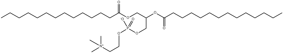 1,2-DIMYRISTOYL-RAC-GLYCERO-3-PHOSPHOCHOLINE Struktur