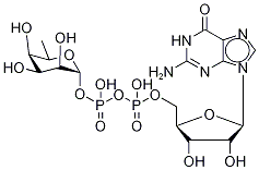 Guanosine 5'-Pyrophosphate Ester 6-Deoxytalose Struktur