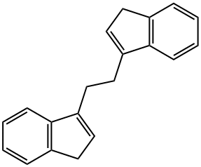 1,2-ビス(3-インデニル)エタン 化学構造式