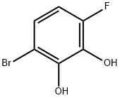 1,2-Benzenediol, 3-bromo-6-fluoro- (9CI) Struktur